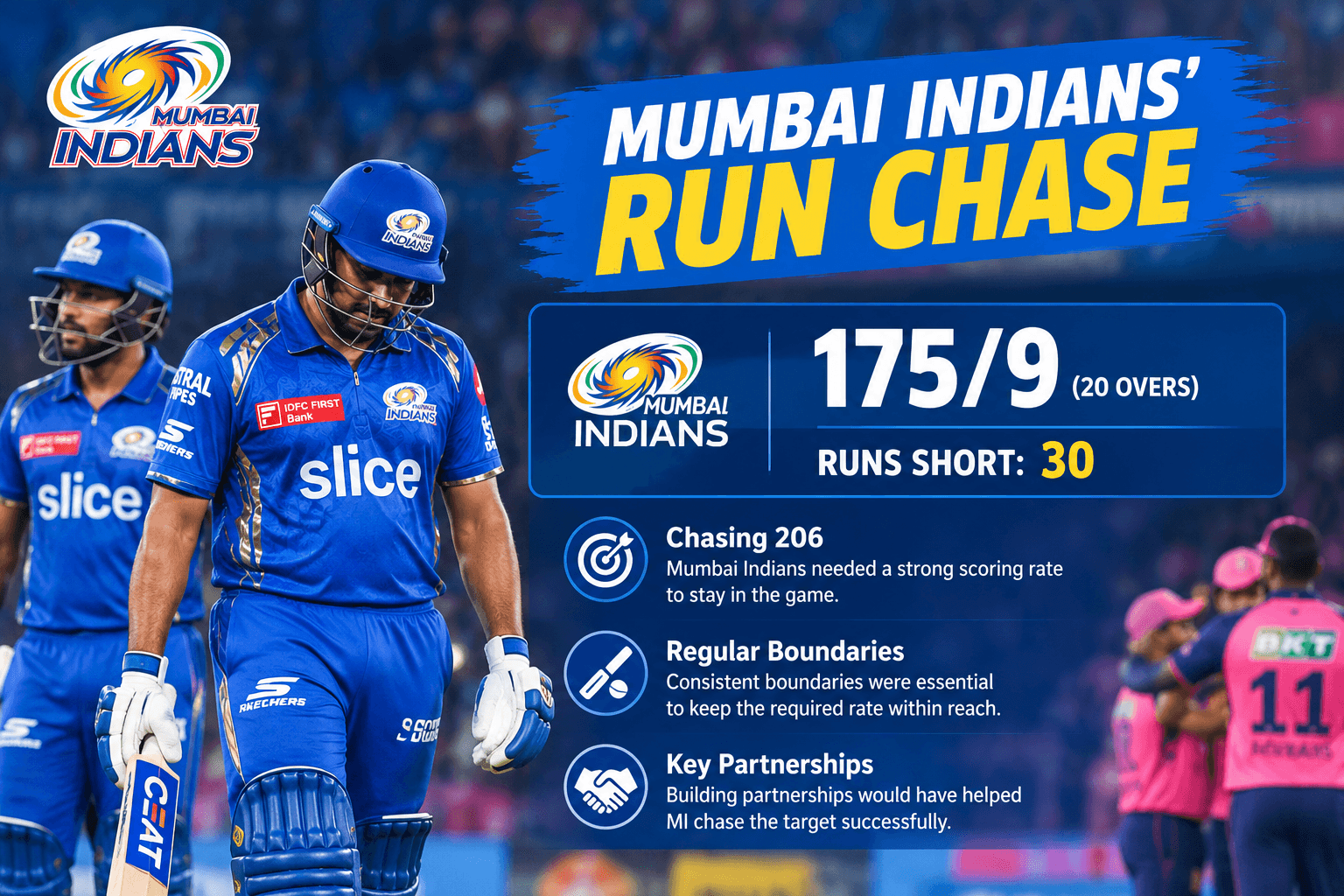 Mumbai Indians’ Run Chase